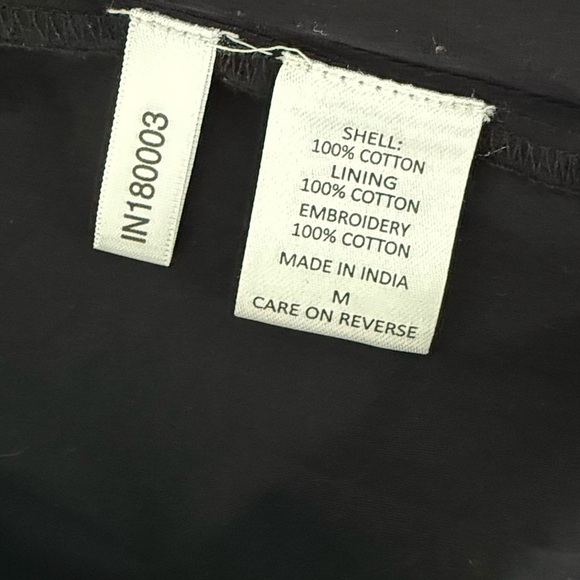 Happy x Nature Elegant Black Floral Pecaboo Back  Size Dress Medium - Picture 9 of 11